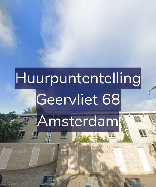 Foto gevel Huurpuntentelling voor Geervliet 68, Amsterdam