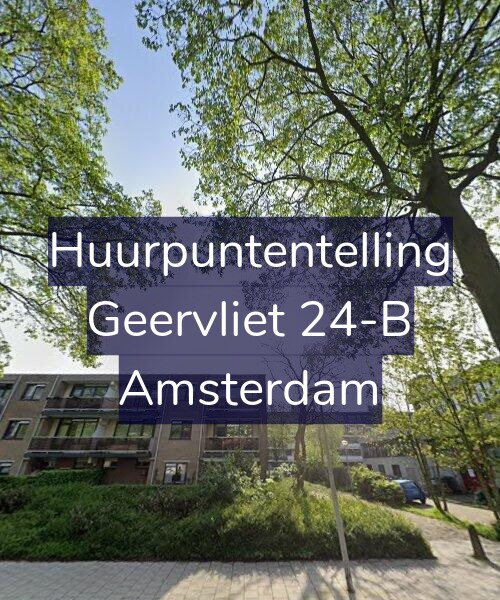 Foto gevel Huurpuntentelling voor Geervliet 24-B, Amsterdam