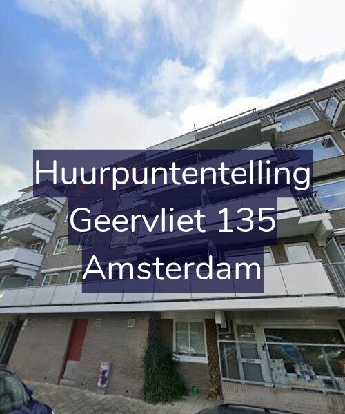 Foto gevel Huurpuntentelling voor Geervliet 135, Amsterdam