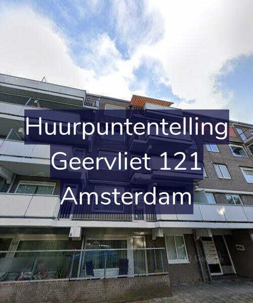 Foto gevel Huurpuntentelling voor Geervliet 121, Amsterdam