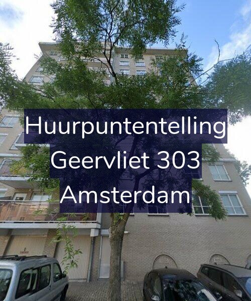 Foto gevel Huurpuntentelling voor Geervliet 303, Amsterdam