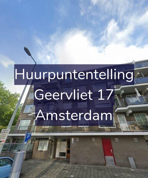 Foto gevel Huurpuntentelling voor Geervliet 17, Amsterdam