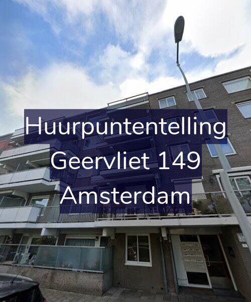 Foto gevel Huurpuntentelling voor Geervliet 149, Amsterdam