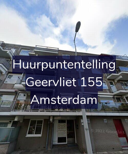 Foto gevel Huurpuntentelling voor Geervliet 155, Amsterdam