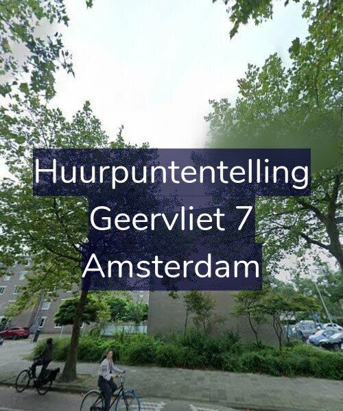 Foto gevel Huurpuntentelling voor Geervliet 7, Amsterdam