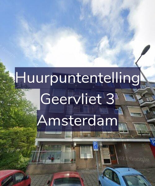 Foto gevel Huurpuntentelling voor Geervliet 3, Amsterdam