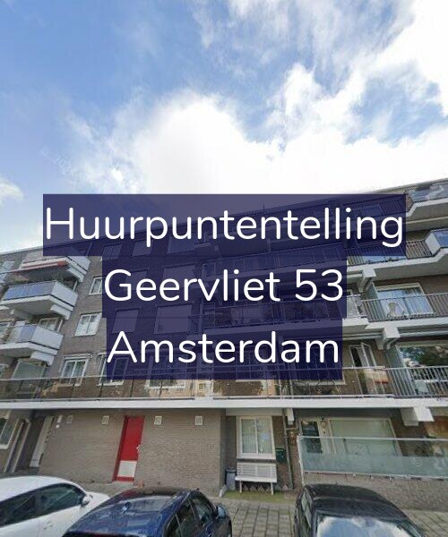 Foto gevel Huurpuntentelling voor Geervliet 53, Amsterdam