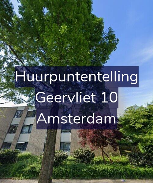 Foto gevel Huurpuntentelling voor Geervliet 10, Amsterdam