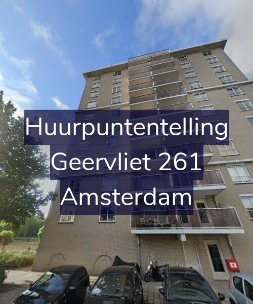 Foto gevel Huurpuntentelling voor Geervliet 261, Amsterdam