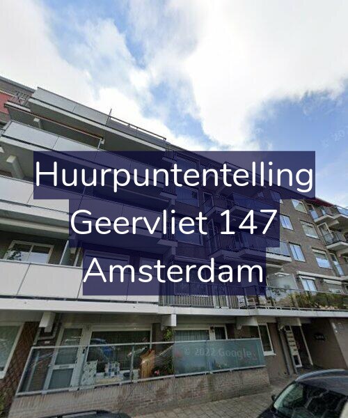 Foto gevel Huurpuntentelling voor Geervliet 147, Amsterdam