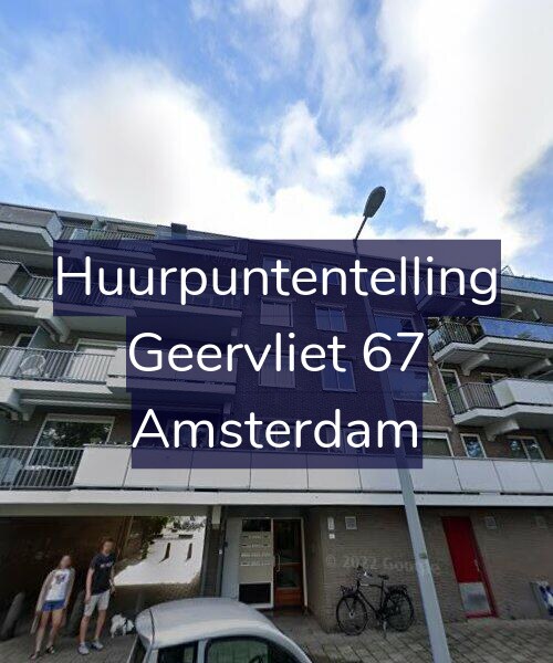 Foto gevel Huurpuntentelling voor Geervliet 67, Amsterdam
