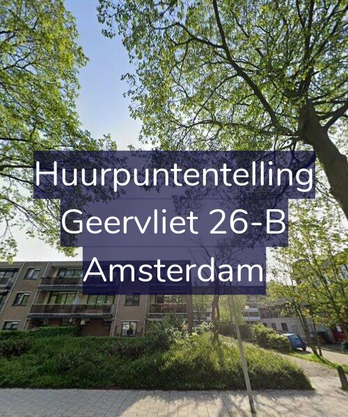 Foto gevel Huurpuntentelling voor Geervliet 26-B, Amsterdam