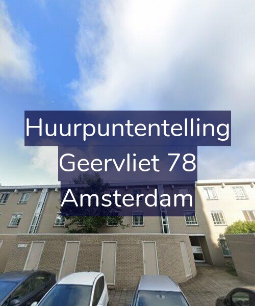 Foto gevel Huurpuntentelling voor Geervliet 78, Amsterdam
