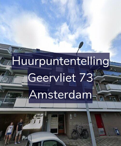 Foto gevel Huurpuntentelling voor Geervliet 73, Amsterdam