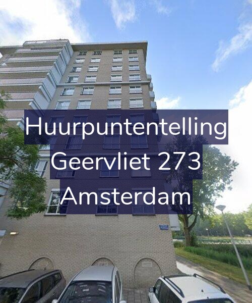 Foto gevel Huurpuntentelling voor Geervliet 273, Amsterdam