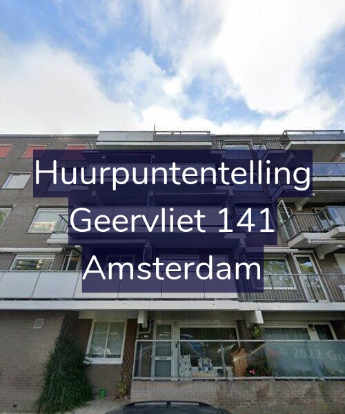 Foto gevel Huurpuntentelling voor Geervliet 141, Amsterdam