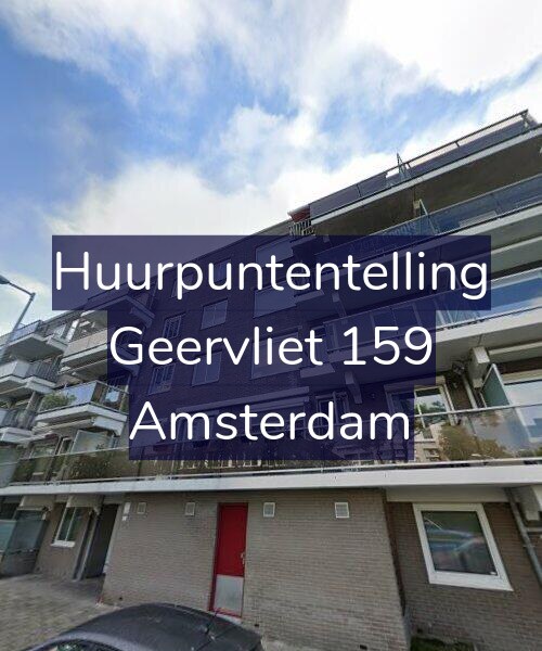 Foto gevel Huurpuntentelling voor Geervliet 159, Amsterdam