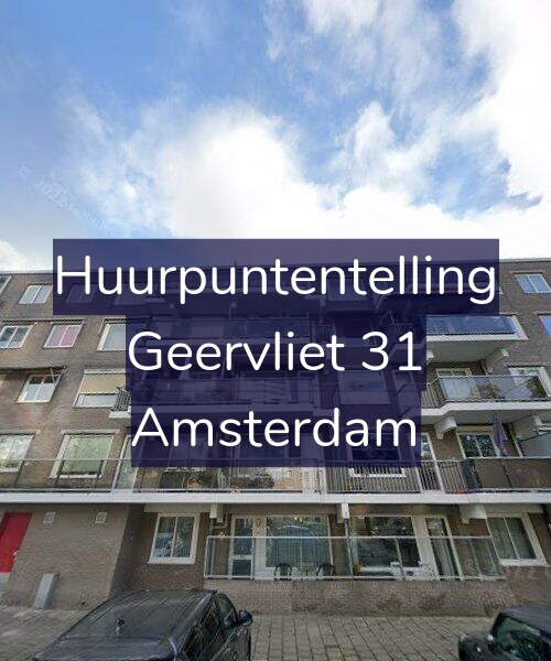 Foto gevel Huurpuntentelling voor Geervliet 31, Amsterdam
