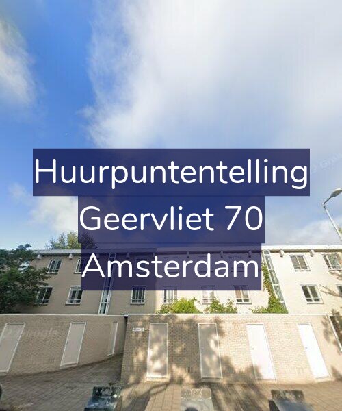 Foto gevel Huurpuntentelling voor Geervliet 70, Amsterdam