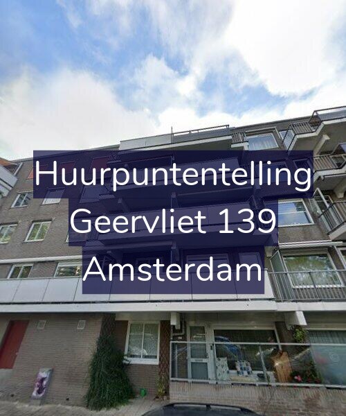 Foto gevel Huurpuntentelling voor Geervliet 139, Amsterdam