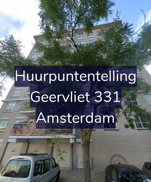 Foto gevel Huurpuntentelling voor Geervliet 331, Amsterdam