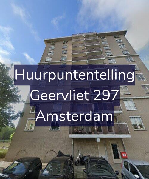 Foto gevel Huurpuntentelling voor Geervliet 297, Amsterdam