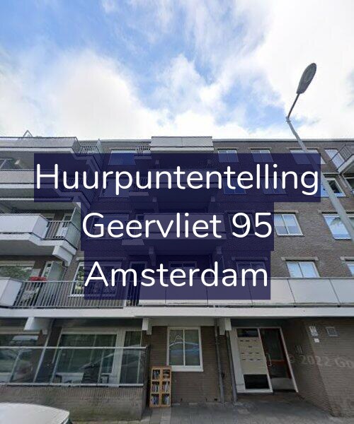 Foto gevel Huurpuntentelling voor Geervliet 95, Amsterdam