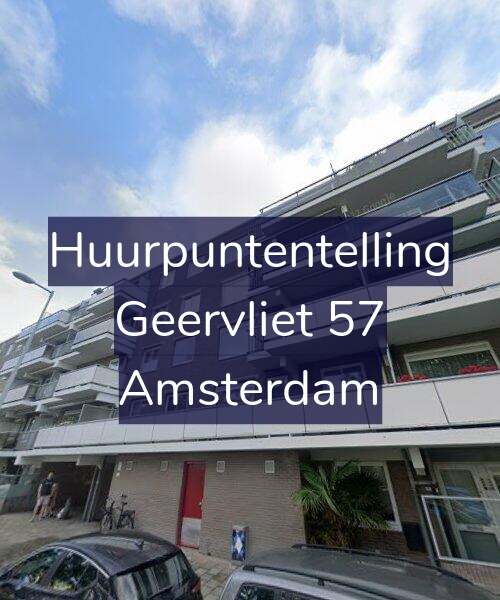 Foto gevel Huurpuntentelling voor Geervliet 57, Amsterdam