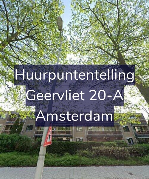 Foto gevel Huurpuntentelling voor Geervliet 20-A, Amsterdam