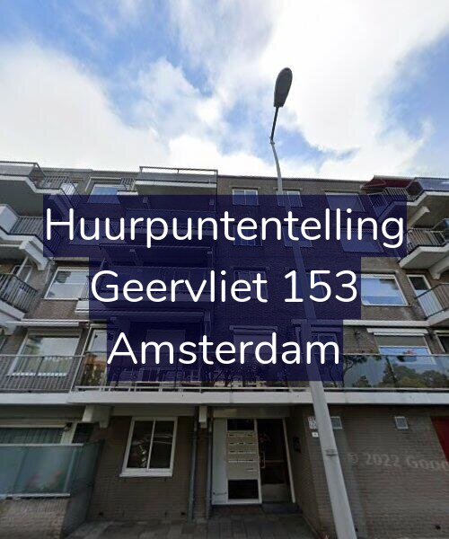 Foto gevel Huurpuntentelling voor Geervliet 153, Amsterdam