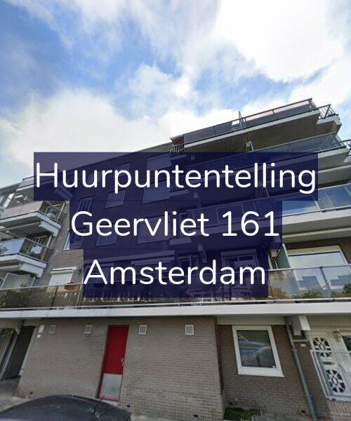 Foto gevel Huurpuntentelling voor Geervliet 161, Amsterdam