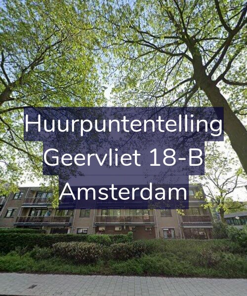 Foto gevel Huurpuntentelling voor Geervliet 18-B, Amsterdam