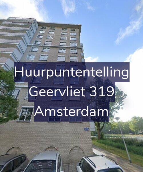 Foto gevel Huurpuntentelling voor Geervliet 319, Amsterdam