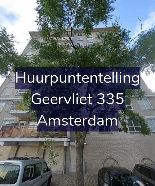Foto gevel Huurpuntentelling voor Geervliet 335, Amsterdam