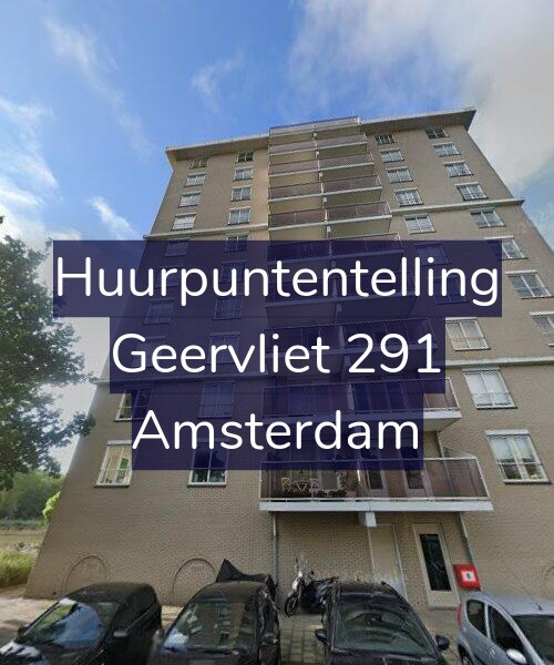 Foto gevel Huurpuntentelling voor Geervliet 291, Amsterdam