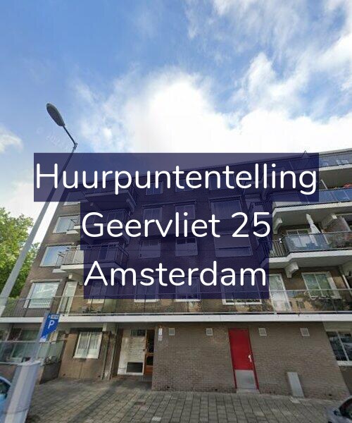 Foto gevel Huurpuntentelling voor Geervliet 25, Amsterdam