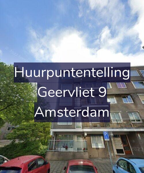 Foto gevel Huurpuntentelling voor Geervliet 9, Amsterdam