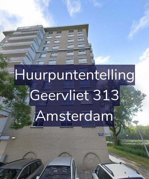 Foto gevel Huurpuntentelling voor Geervliet 313, Amsterdam