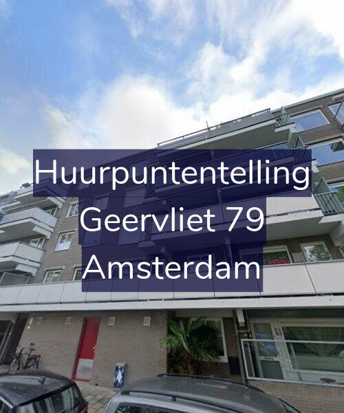 Foto gevel Huurpuntentelling voor Geervliet 79, Amsterdam