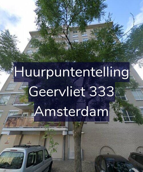 Foto gevel Huurpuntentelling voor Geervliet 333, Amsterdam