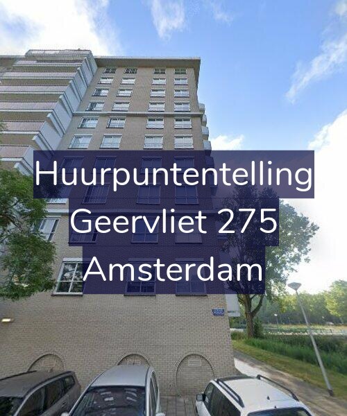 Foto gevel Huurpuntentelling voor Geervliet 275, Amsterdam