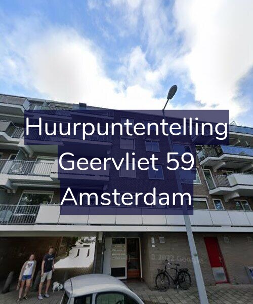 Foto gevel Huurpuntentelling voor Geervliet 59, Amsterdam