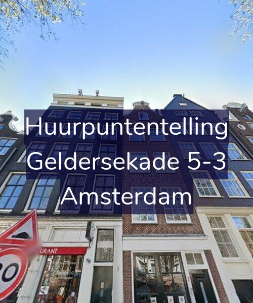 Foto gevel Huurpuntentelling voor Geldersekade 5-3, Amsterdam