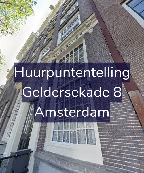 Foto gevel Huurpuntentelling voor Geldersekade 8, Amsterdam