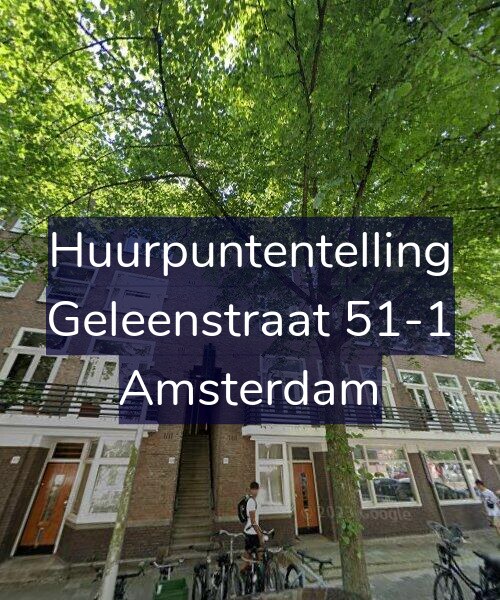 Foto gevel Huurpuntentelling voor Geleenstraat 51-1, Amsterdam