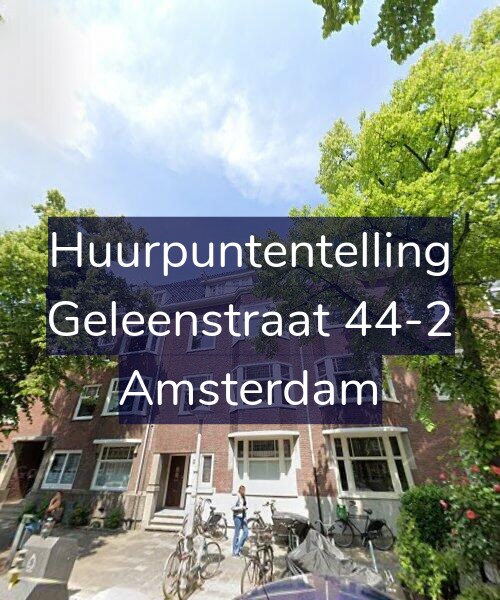 Foto gevel Huurpuntentelling voor Geleenstraat 44-2, Amsterdam