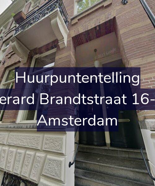 Foto gevel Huurpuntentelling voor Gerard Brandtstraat 16-H, Amsterdam