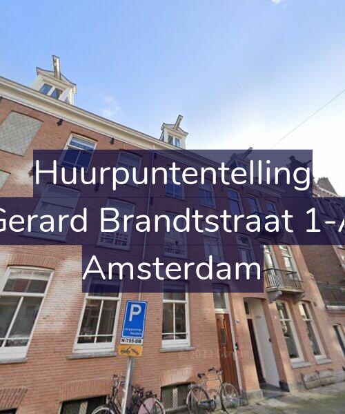Foto gevel Huurpuntentelling voor Gerard Brandtstraat 1-A, Amsterdam