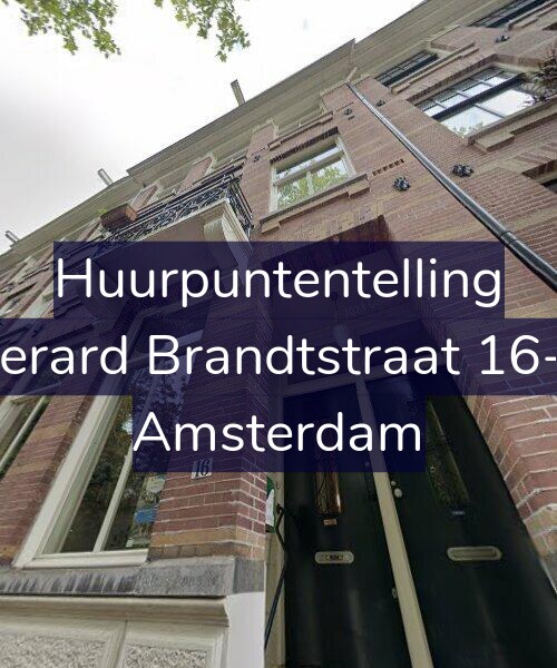Foto gevel Huurpuntentelling voor Gerard Brandtstraat 16-2, Amsterdam