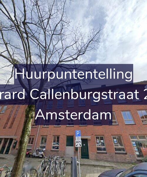 Foto gevel Huurpuntentelling voor Gerard Callenburgstraat 2-1, Amsterdam